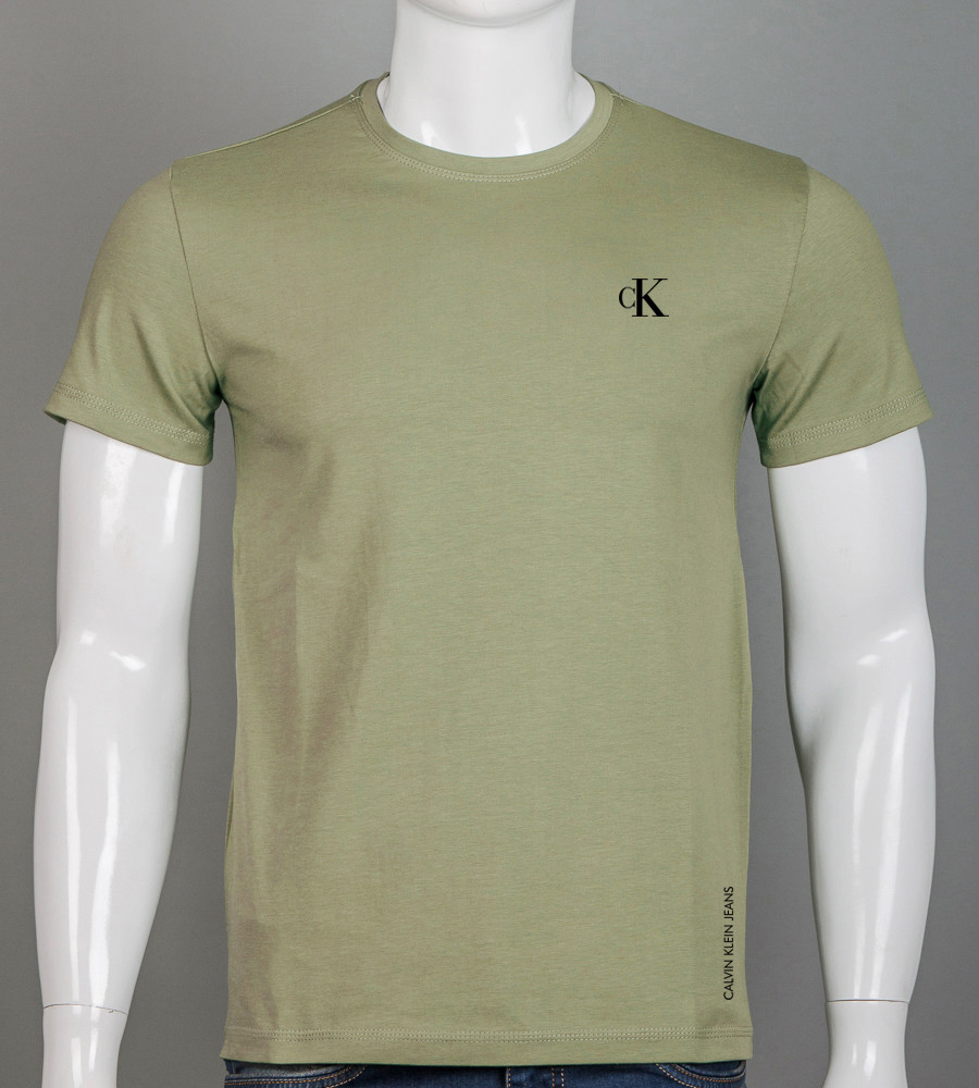 Футболка чоловіча Calvin Klein 2418м (Уп.4шт M-XXL), Світла оливка, фото 1