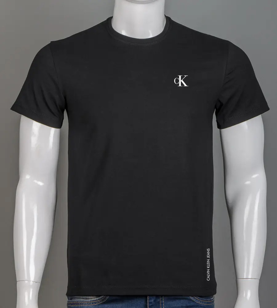 Футболка чоловіча Calvin Klein 2418м (Уп.4шт M-XXL), Чорний