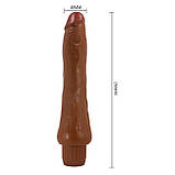 Вібратор Barbara Dryad Vibrator 9,8" Brown, фото 8