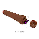 Вібратор Barbara Dryad Vibrator 9,8" Brown, фото 10