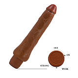 Вібратор Barbara Dryad Vibrator 9,8" Brown, фото 9
