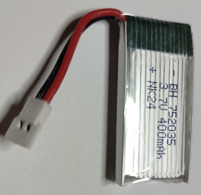 Акумулятор Li-pol 752035 3.7V 400 mAh призматичний для радіокерованих моделей
