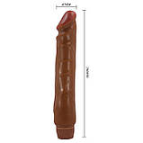 Вибратор Barbara Jack Vibrator 10" Brown, фото 11
