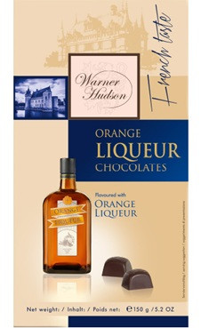 Цукерки Шоколадні зі Смаком Апельсинового Лікеру Warner Hudson Piasten Orange Liqueur 150 г Німеччина