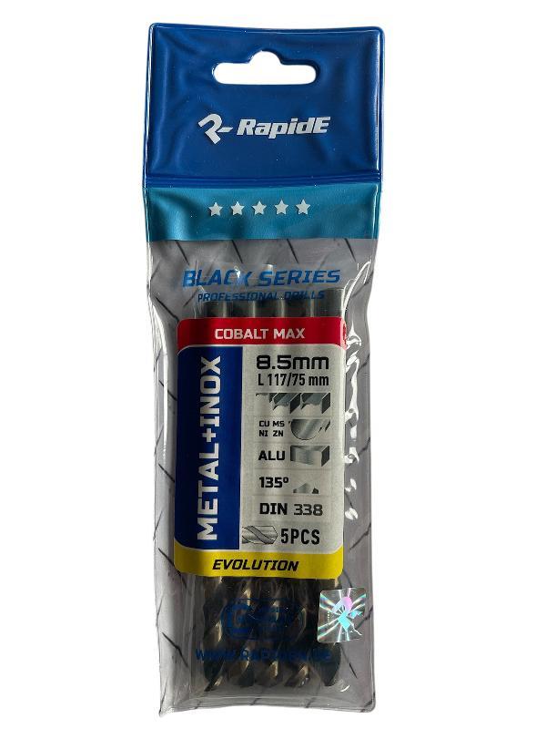 Свердла по металу RapidE Black series 8,5mm, свердло по металу