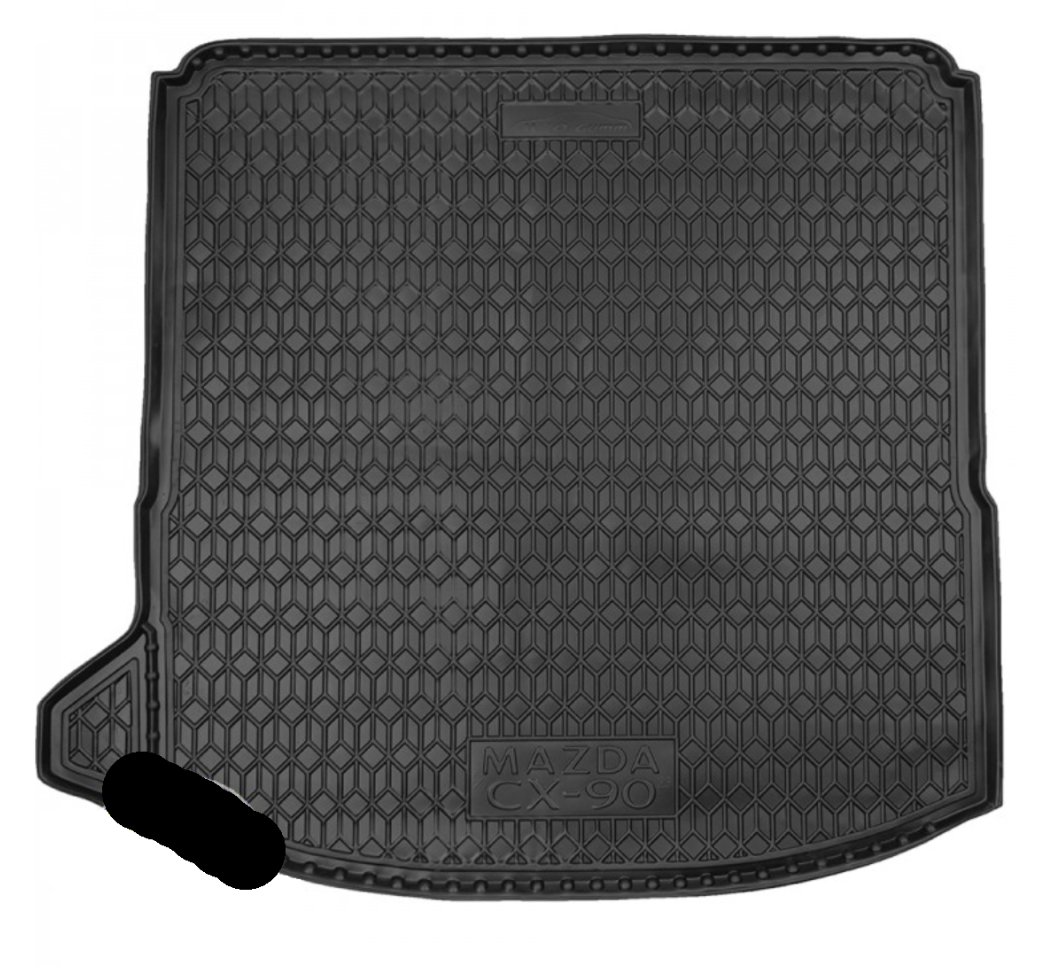 Килимки в багажник Mazda CX-90 2023- 5/7 місць поліуретан 112194 Avto-Gumm