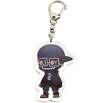 "Санс (Андертейл / Undertale)" брелок акриловий двосторонній з уф-друком