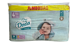 Підгузки Dada Extra Soft 4 JUMBO  7 - 16 кг 102 шт