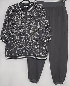 Костюм брючний жіночій трикотажний oversized