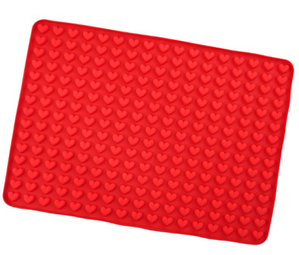 Силіконова форма-килимок Серця