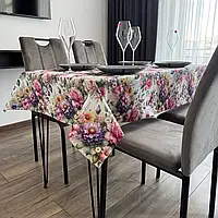 Скатерть тефлоновая, водоотталкивающая, Турецкая, WATER PROFF (Под заказ или стандартный размер)