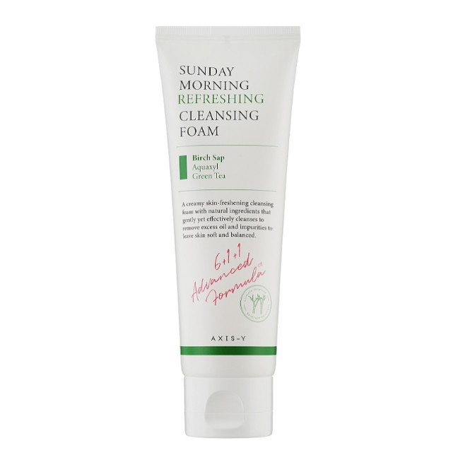 Пінка для вмивання з нейтральним pH Axis-Y Sunday Morning Refreshing Cleansing Foam 120 мл