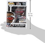 Funko Pop! Marvel: Рік Щетина — Капітан Америка (Сем Вілсон) з Щитом фігурки фанко поп., фото 2