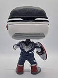 Funko Pop! Marvel: Рік Щетина — Капітан Америка (Сем Вілсон) з Щитом фігурки фанко поп., фото 5