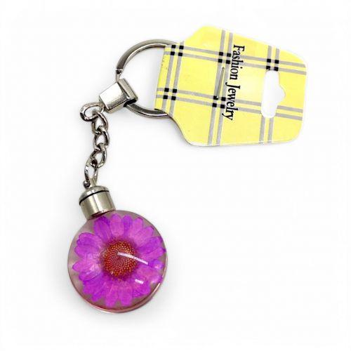 Брелок скляний "Квітка", вид 1, фото 1