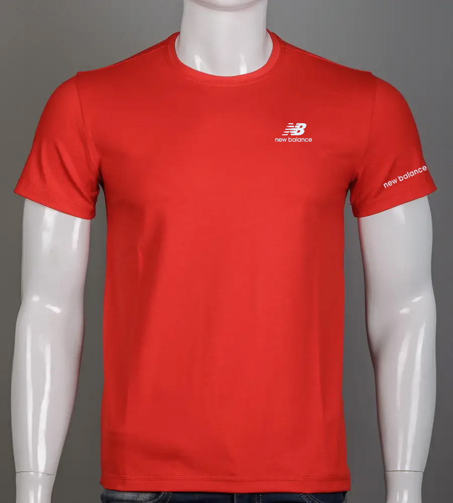 Футболка чоловіча New Balance 2419м (Уп.4шт M-XXL), Червоний, фото 1