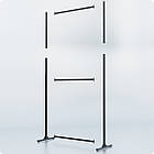 Стійка регульована розбірна "TAIPEI" 1000х2250х500мм. Рейл торговий для одягу, кронштейнів для бутіка., фото 3