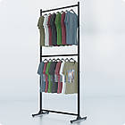 Стійка регульована розбірна "TAIPEI" 1000х2250х500мм. Рейл торговий для одягу, кронштейнів для бутіка., фото 4