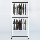 Стійка регульована розбірна "TAIPEI" 1000х2250х500мм. Рейл торговий для одягу, кронштейнів для бутіка., фото 5