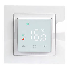 Терморегулятор в рамку Ecoset PWT 005 для теплої підлоги (білий) Schneider Unica New, Legrand Valena