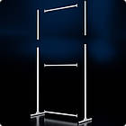 Стійка регульована розбірна "TAIPEI" 1000х2250х500мм. Рейл торговий для одягу, кронштейнів для бутіка., фото 3