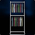 Стійка регульована розбірна "TAIPEI" 1000х2250х500мм. Рейл торговий для одягу, кронштейнів для бутіка., фото 4