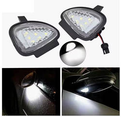 Підсвітка дзеркала Volkswagen Touran 1 2010-2015 Фольксваген Тоуран (2шт ЛЕД)