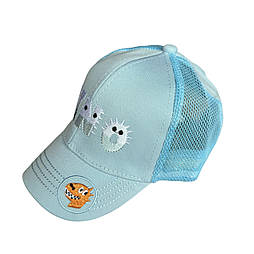 Кепка бейсболка дитяча 46-50 розмір сітка літня дитячі головні убори блакитний (БД659)