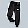 Спортивні штани на хлопчика 146-158 см 003550 Чорний, фото 2