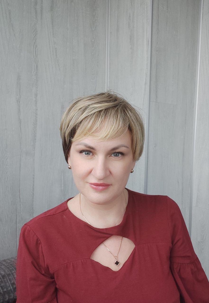 Перука з мелируванням коротка з чубчиком русява (LCI127-1), фото 1