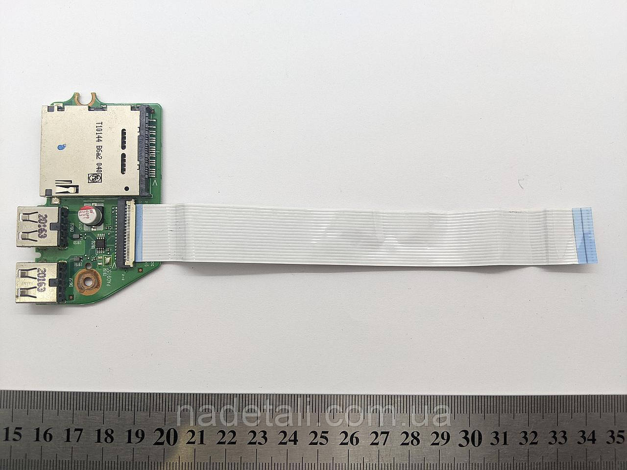 Плата USB, cardreader Toshiba Satellite L650, 6050A2335001