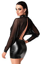 Сукня Noir Handmade F348 Powerwetlook and tulle dress - XXL, фото 3