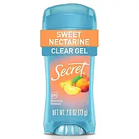 Гелевий дезодорант «нектарин» Secret Clear Gel Antiperspirant and Deodorant Sweet Nectarine 73 гр
