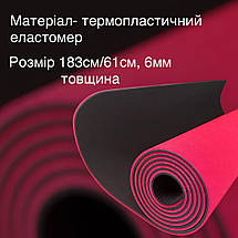 Набір для фітнесу 4 в 1, NEWDAY FIT SET, килимок для йоги, гантелі по 1 кг, обважнювачі по 1кг, еспандер, фото 3