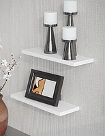 Полиця з ДСП на стінку, потайна полиця, полиця з невидимим кріпленням