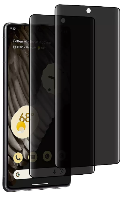 Захисне скло 2 шт CDK для Motorola Moto G85 | 3D Антишпион Full Glue (020464) (black)