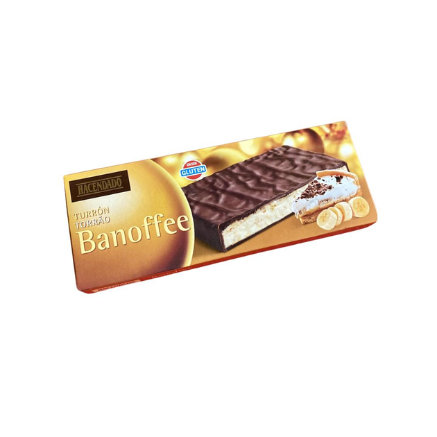 Шоколадка Turron Banoffee з бананом та карамеллю Іспанія 150г