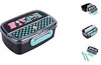 Контeйнер Yes "Demon Slayer" 750 мл, з приладдям 708275