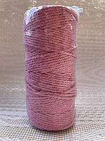 Декоративний Рожевий шнур 2 мм. (Котушка 100 м) 02901-05