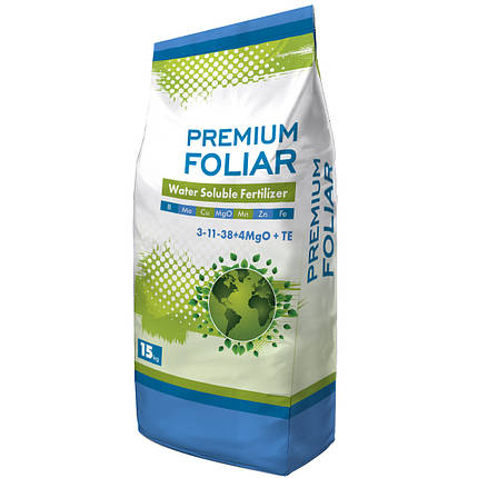 AgroWork Premium Foliar 3-11-38+4MgO+ТЕ 15 кг, фото 1