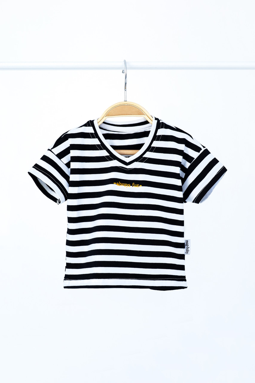 Футболка "Always fun", Смугаста, фото 1
