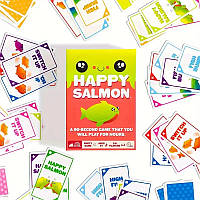 Весела та швидка настільна гра Happy Salmon (Шалений карась) Eng