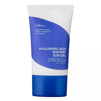 Зволожуючий сонцезахисний гель-крем IsNtree Hyaluronic Acid Watery Sun Gel SPF 50+