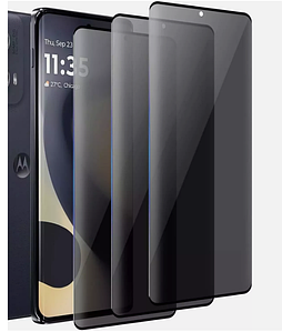 Захисне скло 3 шт CDK для Motorola Edge (2023) / Edge 40 | 3D Антишпигун Full Glue (020544) (black)