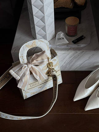 Christian Dior Medium Lady D-Lite Bag Yellow  [оригінальна коробка] 25х21х9, фото 1