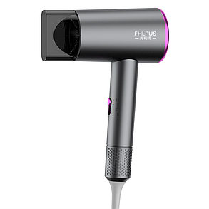 Фен із потужним потоком повітря Powerful Hair Dryer 2400 Вт Gray, фото 1