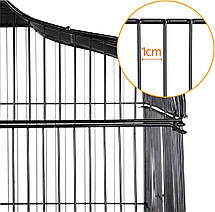 Металева клітка Bird Cage для невеликих папуг і канарок із підставкою, фото 5