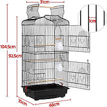 Металева клітка Bird Cage для невеликих папуг і канарок, фото 5