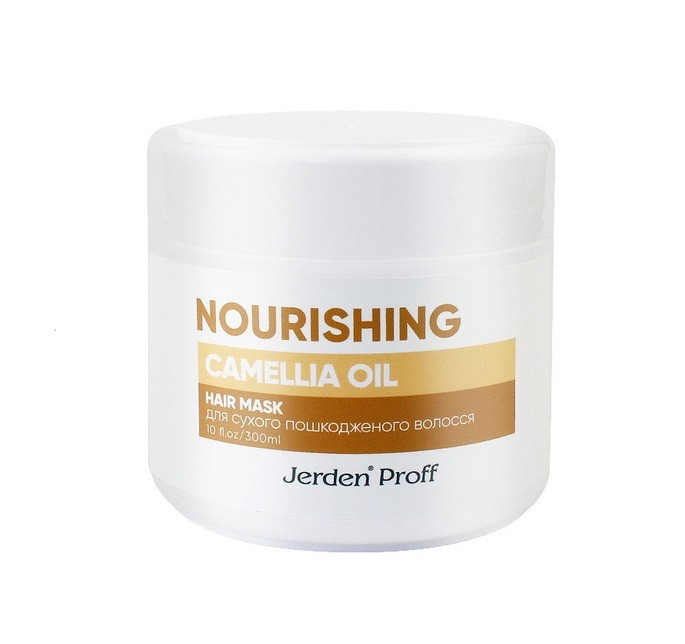 Маска живильна для сухого волосся з маслом камелії Nourishing Jerden Proff 300 мл, фото 1