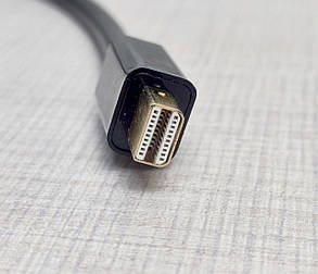 Перехідник mini DP Thunderbolt  to HDMI кабель 10см, фото 3